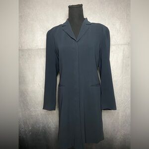 Vintage navy blue blazer jacket / dress size medium large